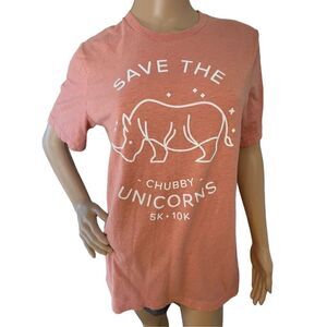 Bella Canvas “Save The Chubby Unicorn” Graphic Short Sleeve T-Shirt